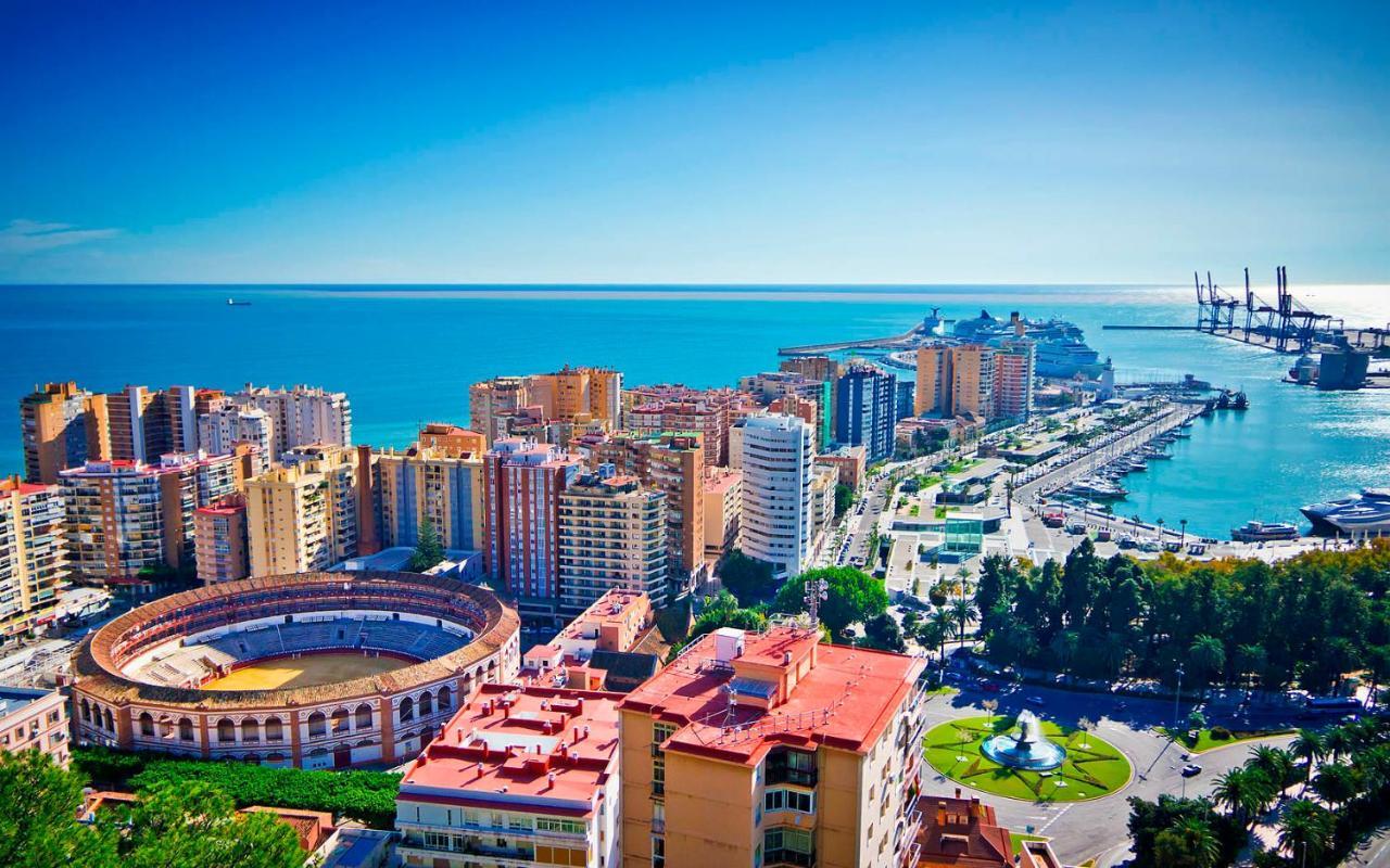 Carreteria Center Apartments Malaga Bagian luar foto